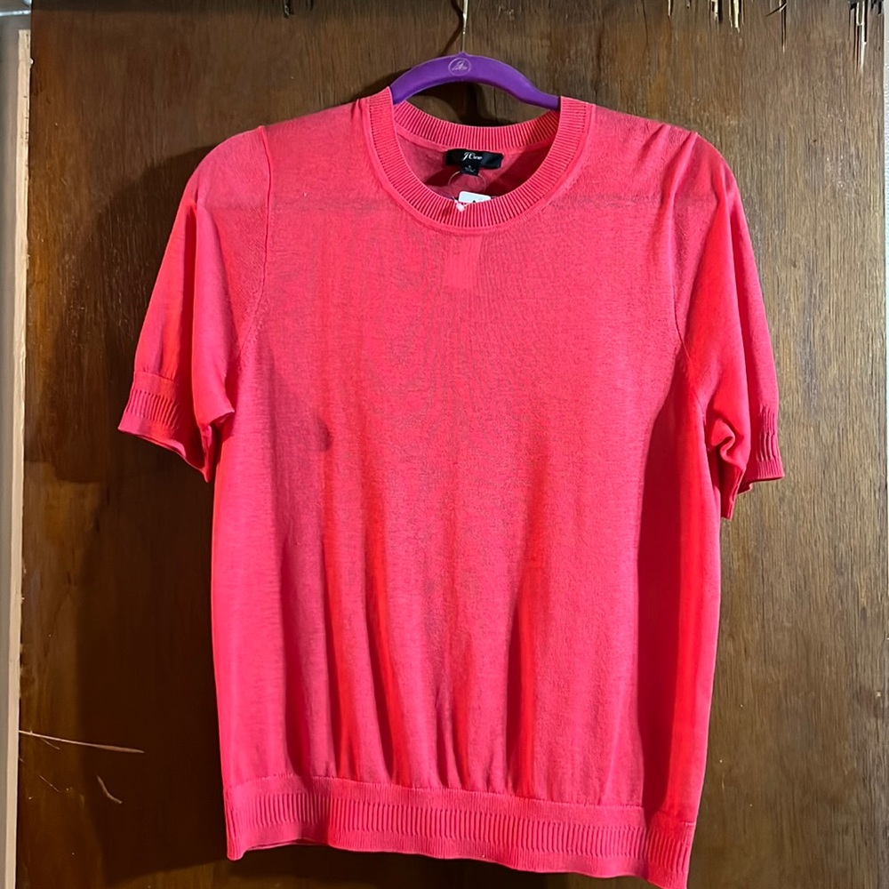 J.Crew Short Sleeve Crewneck Sweater